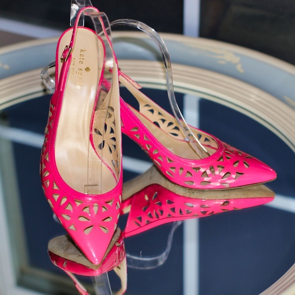 Kate Spade Jacey Cutout Kitten-Heel Slingback - Picture 4 of 8